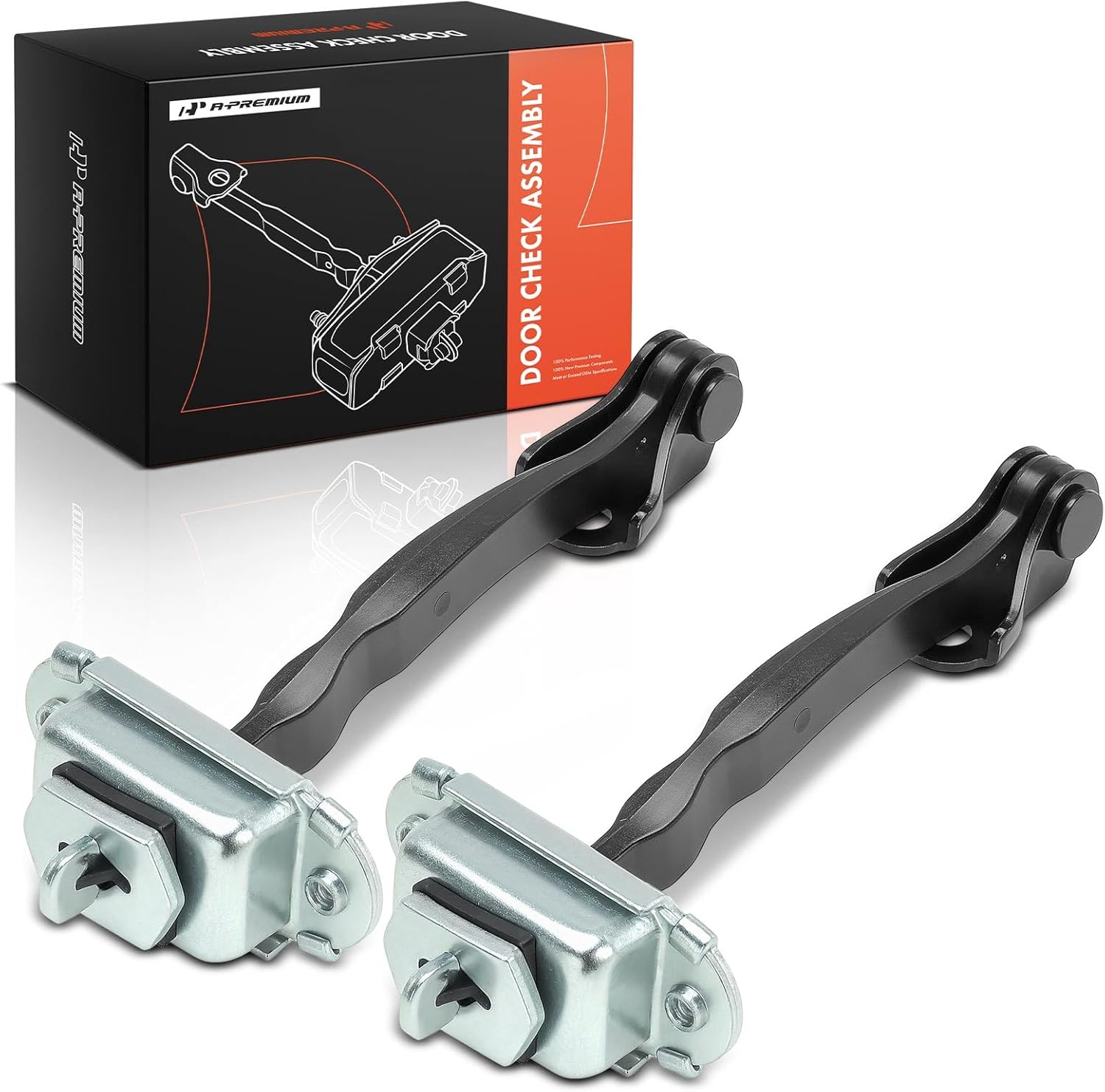 A-Premium 2PCS Front Left and Right Door Check Strap Stopper Compatible with Nissan Altima 2007-2012