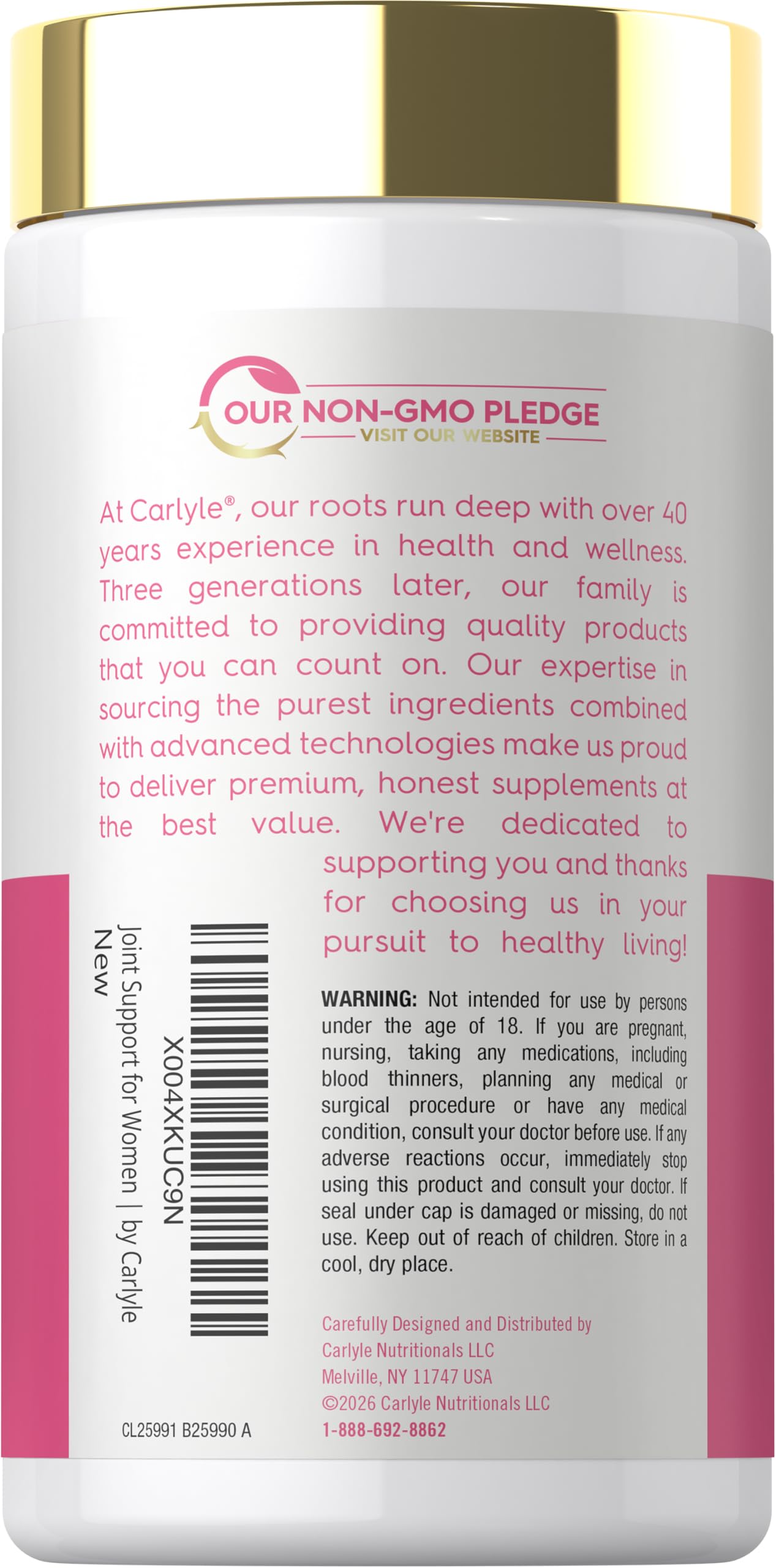 Carlyle Joint Support for Women | 60 Softgels — Amazon image 3