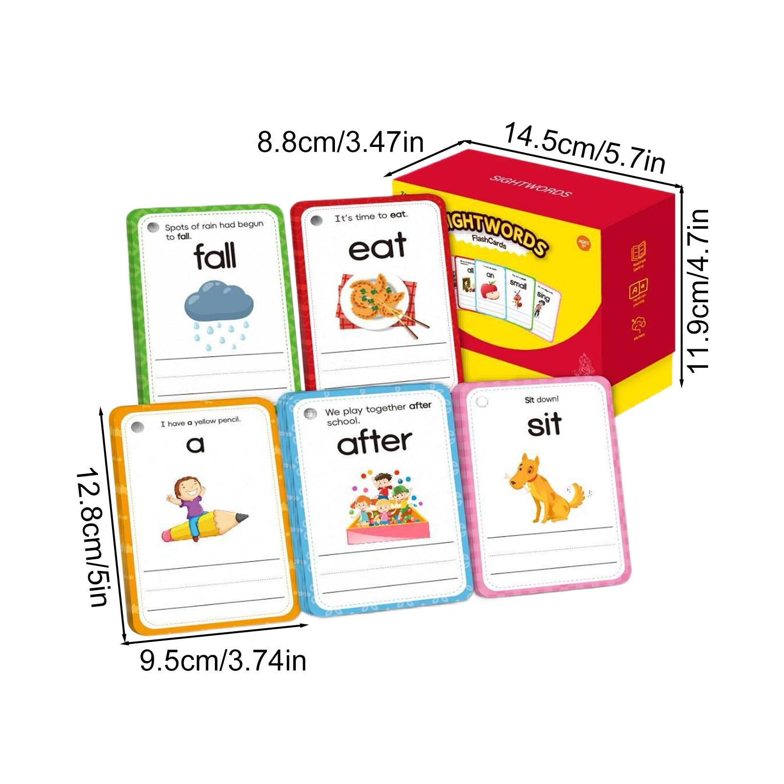 Flashcard Parole Sight Giochi Di Lettura Portatili | Flashcard Vocabolario Per Bambini Ragazze Insegnanti Istruzione Domestica Attività In Classe Apprendimento