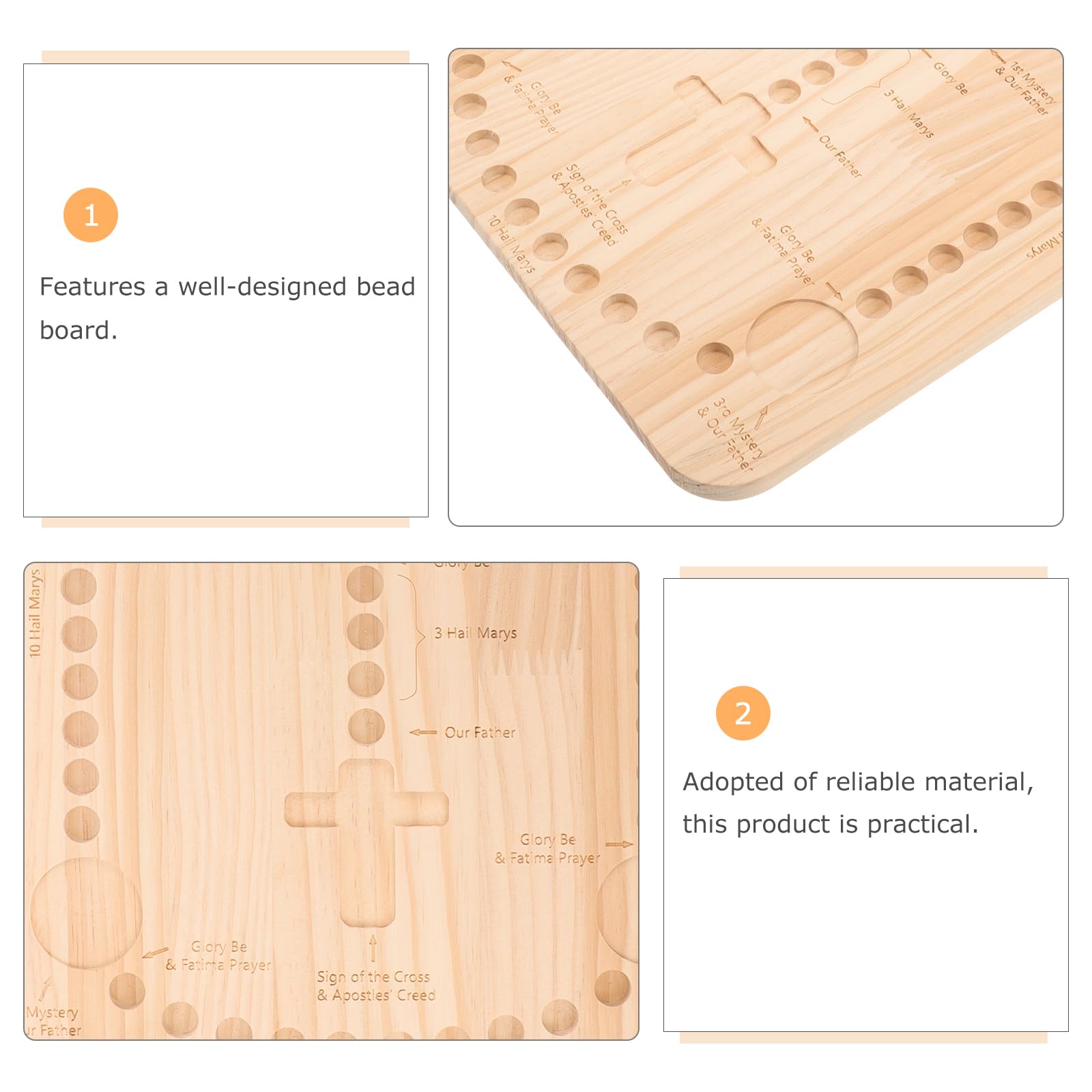 ESTINK 6pcs Plateau De Perles Plateau De Rangement Pour Accessoires