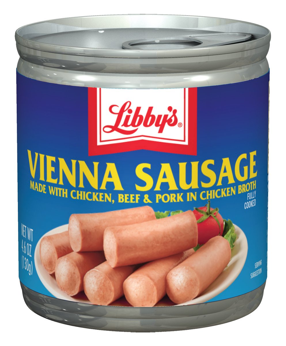 Libby's Vienna Sausage 4.6 Oz, 12 Cans.