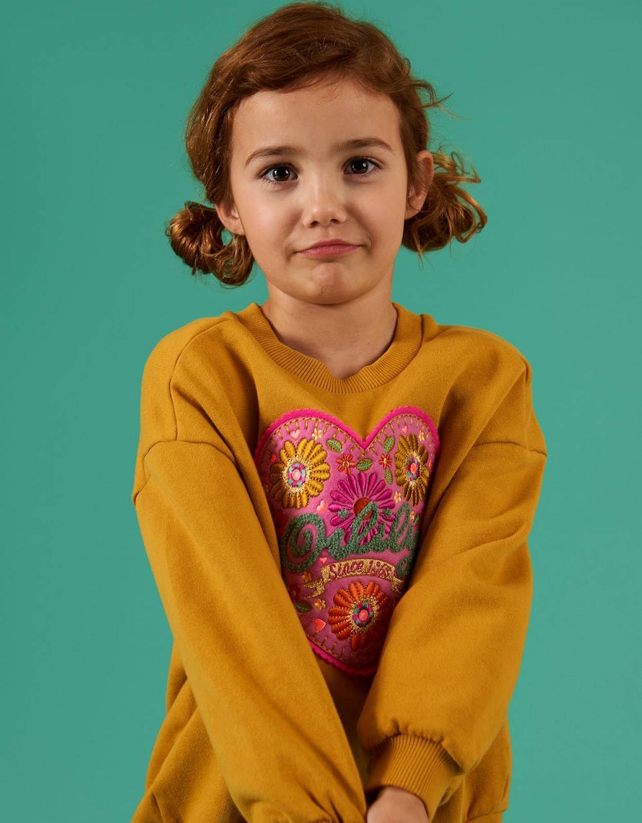 Oilily Mädchen Sweat-Shirt Hooray-116 - Kindermode : Mädchen