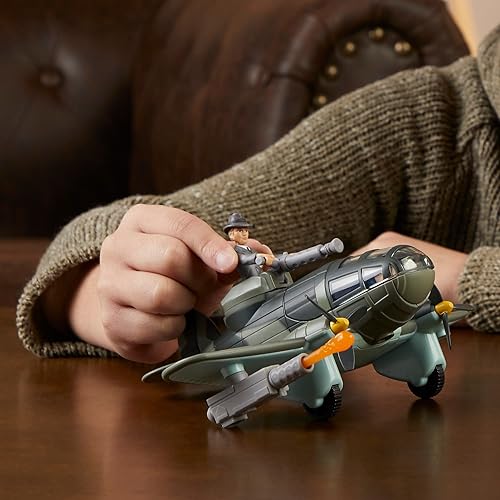 Miniatura 3 de Indiana Jones Worlds of Adventure Doctor Jürgen Voller - Juego de figuras de acción con avión, 2.5 pulgadas, figuras de acción para niños a partir