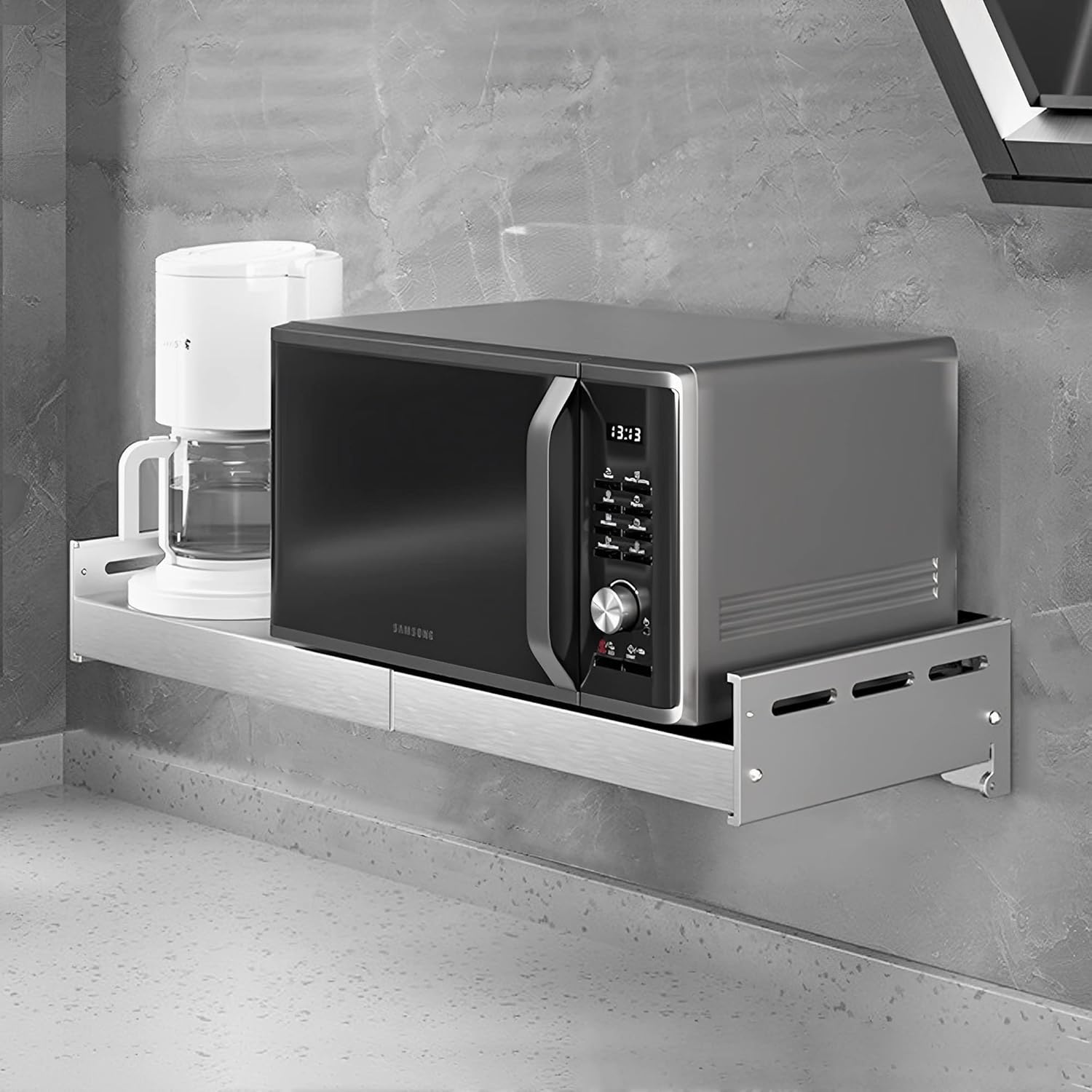 ECHLI retractable stainless steel wall rack, commercial