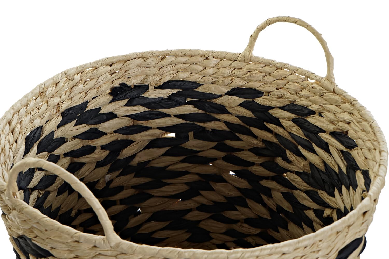 Cesta Set 3 Fibra 40x40x35 Natural Marron Claro 40x40x35 cm