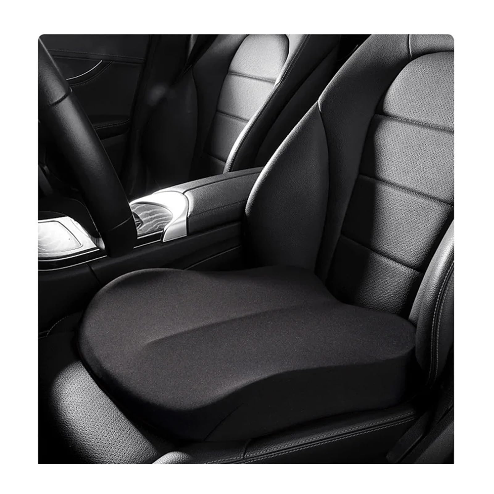 Hviyroi car seat cushion Car Booster Seat Cushion Heightening Suitable für Cars(Black)