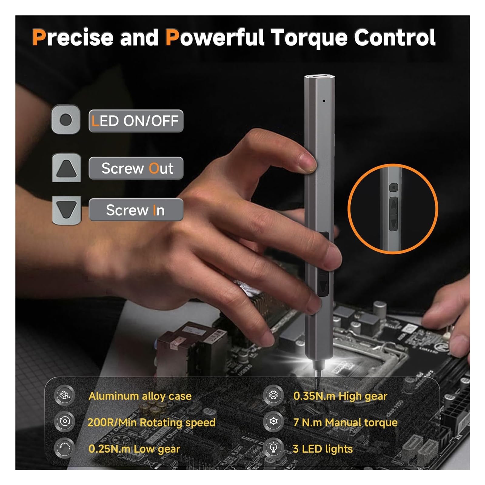 Set Di Cacciaviti Elettrici Di Precisione 152 In 1 Con 120 Punte For Cacciavite Magnetici Kit Di Strumenti Di Riparazione Professionale Senza Fili Di Tipo C Lavoro Efficientemente