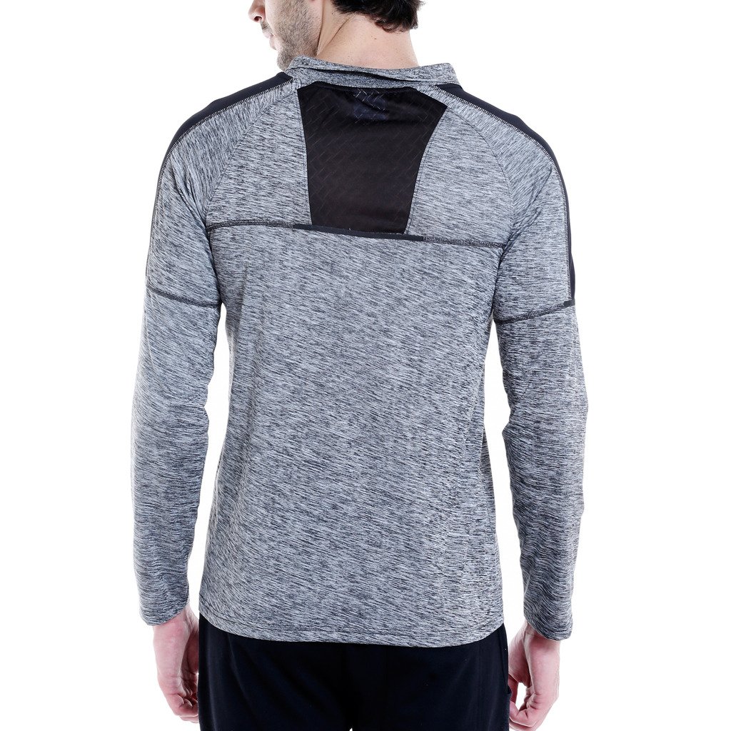Campus Sutra Maglietta da uomo Dri-Fit Activewear vestibilità normale per abbigliamento casual, maglietta testurizzata con vestibilità comoda e alte prestazioni per l'uso quotidiano