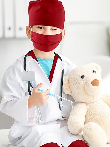 Miniatura 30 de Conjunto de disfraz de médico quirúrgico para niños, uniforme con estetoscopio, juguetes para niños y niñas Conjunto de disfraz de médico 5