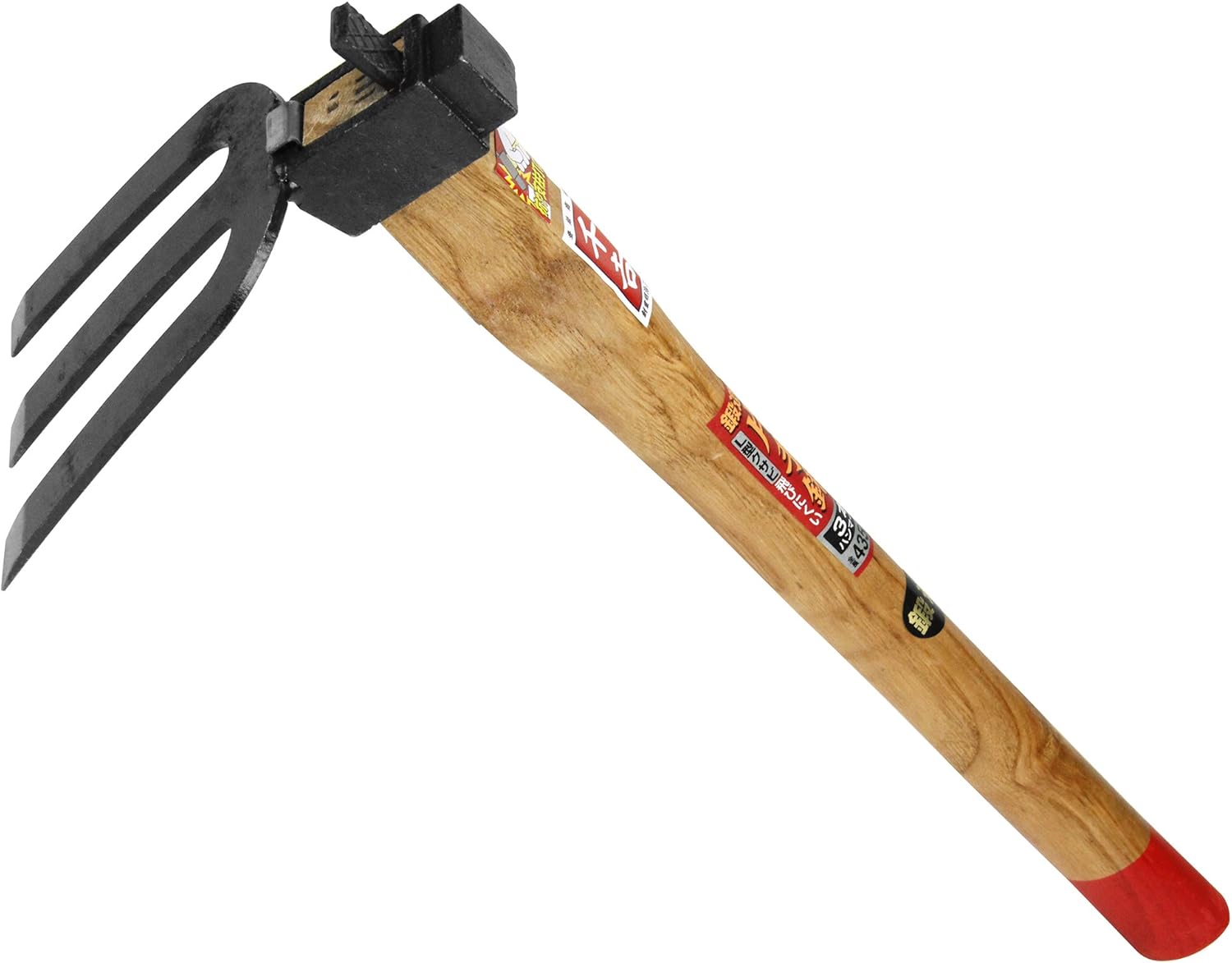 Senkichi Forged One-Handed Hoe, 3 Hammers Included, L-Shaped Wedge, Depth 6.7 x Height 17.3 x Width 3.7 inches (17 x 44 x 9.5 cm)