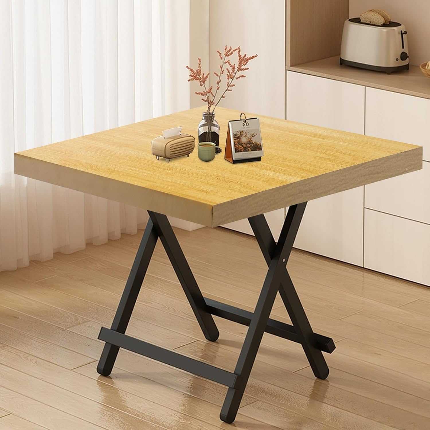 Reclaimed Wood Table Top, Rustic Recycled Solid Wooden Piece Perfect for Counters, Kitchens, Dining and Coffee Table Tops (Reclaimed Wood Table Top, 29.52 * 29.52 * 1.38in)