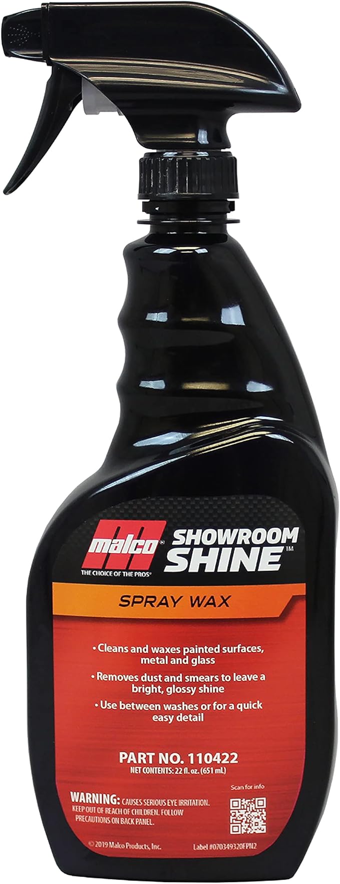 Malco Showroom Shine Spray Car Wax Best Car Wax Spray for