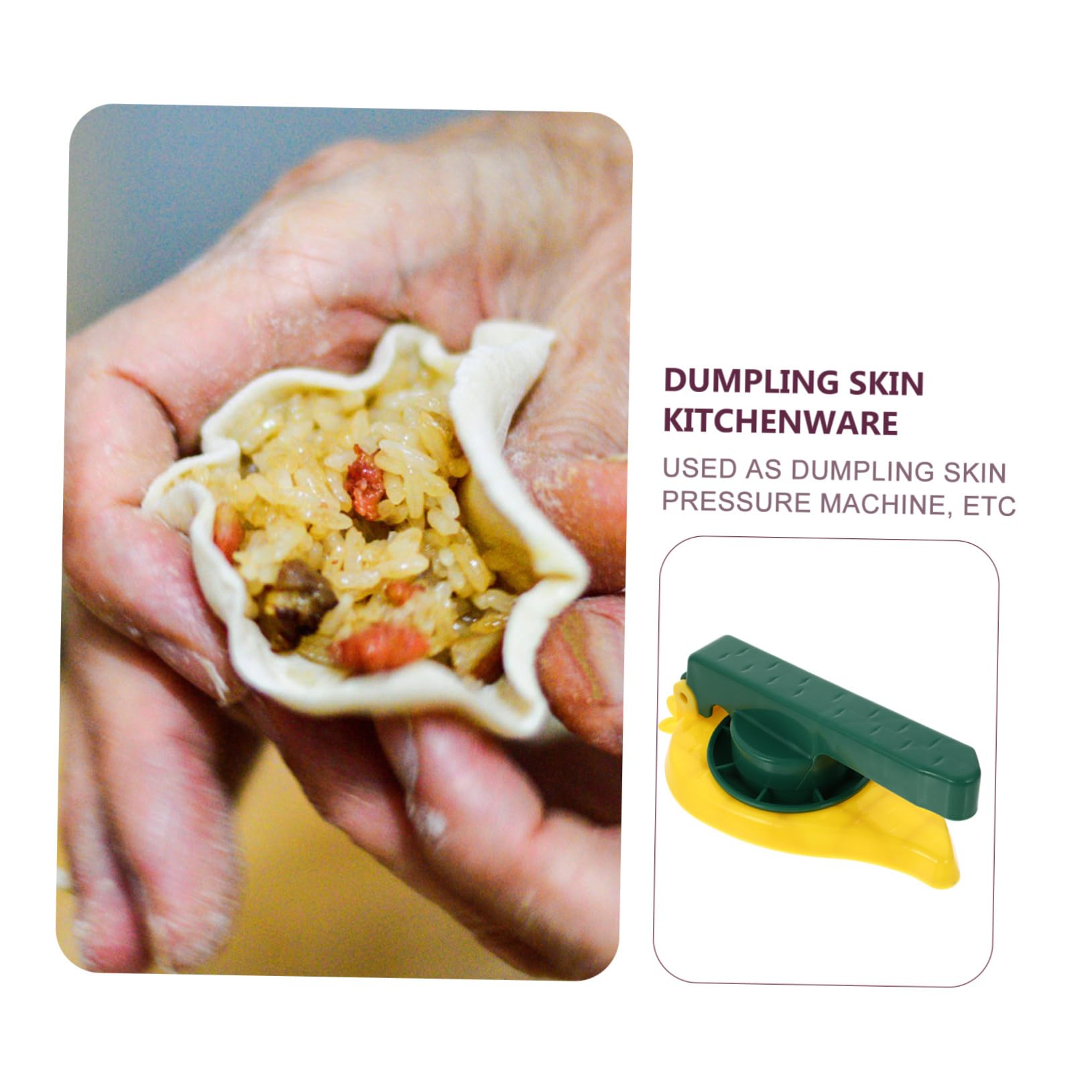 BESTonZON 2pezzi Stampo Per Ravioli Manuale Pressa Per Pasta Per Gnocchi e Wonton Strumento Ergonomico Per Cucina Facile Da Usare e Pulire