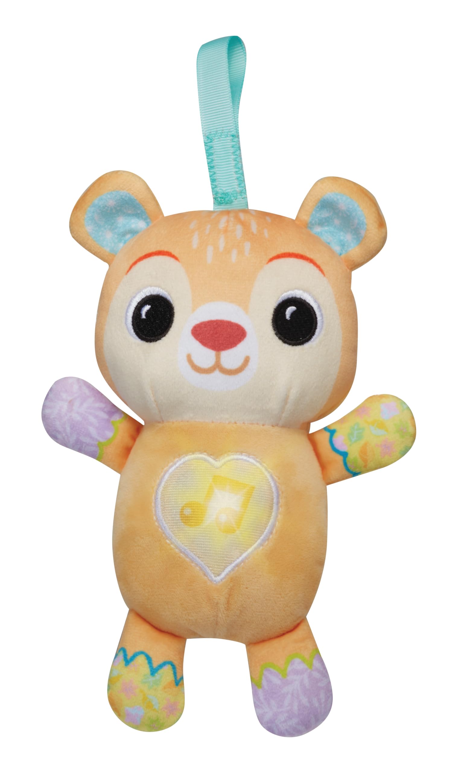 VTech Baby Hide and Peek Soft Book, Sensory Book with 6 Tactile Pages, Melodies and Songs and Detachable Bear - Image 4