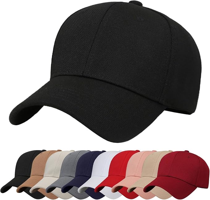 Casquette de baseball unisexe en coton