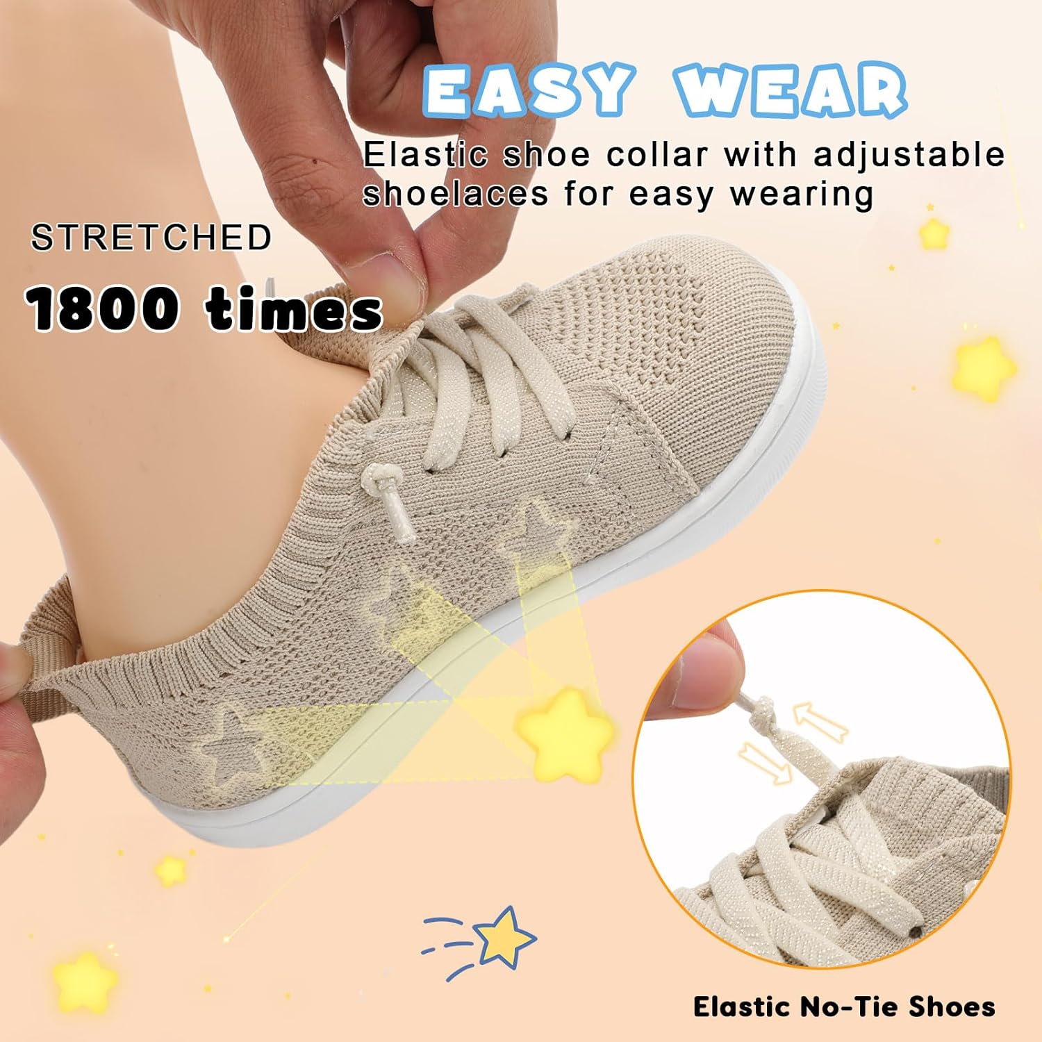 BARERUN Wide Toddler Shoes Barefoot Boys Girls Kids Breathable Sneakers Slip on Tennis Shoes Zero Drop Minimalist Non-Slip Walking Indoor Outdoor Sneakers - Image 5