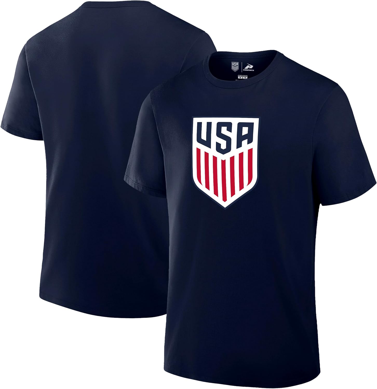 Icon Sports Officially Licensed US Soccer Federation Crew Neck - Unisex Adult - Image 2