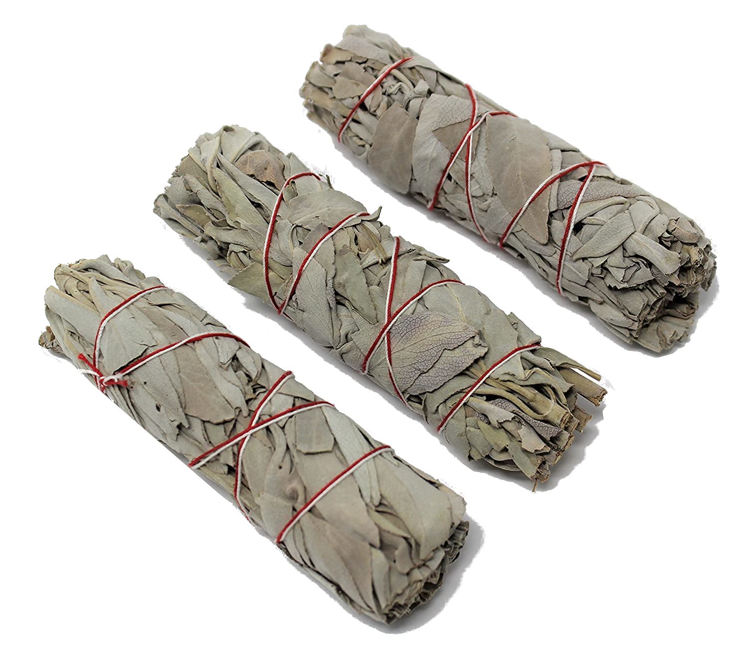 CircuitOffice Set of 3 White Sage Smudge Wands / Sticks