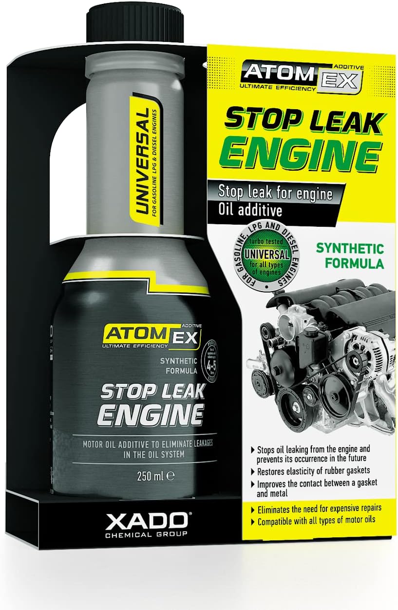 XADO ATOMEX Stop Leak Engine Oil Additive Sealer (Bottle, 250 ml