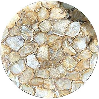 Agate Round Coffee Table 21", Wild Agate Table Top, Customized Sizes, Fire Agate Botswana Agate Moss Agate Meaning Agate Meaning Table Exterieur