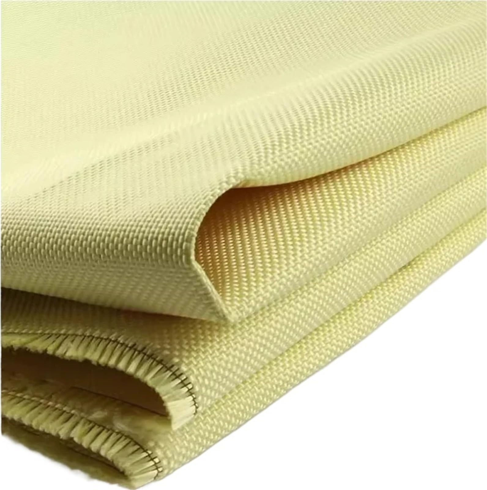 Roll Packed Kevlar Fabric Yellow Synthetic Aramid Fiber Cloth Plain 1100D 200gsm 40