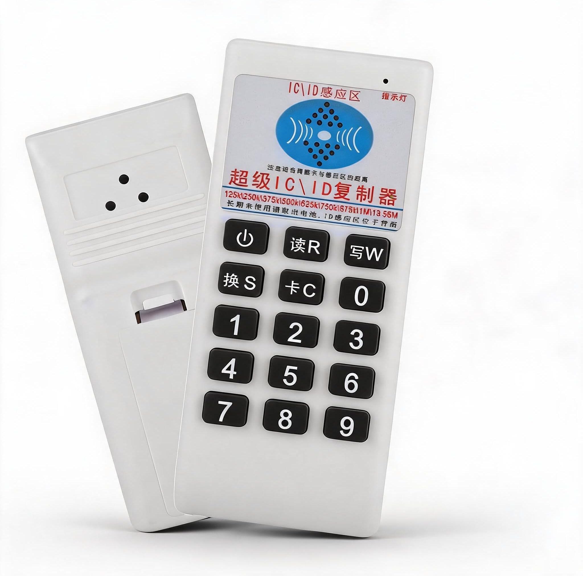 Handheld RFID Copier Reader Writer, 125KHz and 13.56MHz, ID/IC Card Duplicator, Compatible with EM4305, T5577, ISO 14443 Type A and B