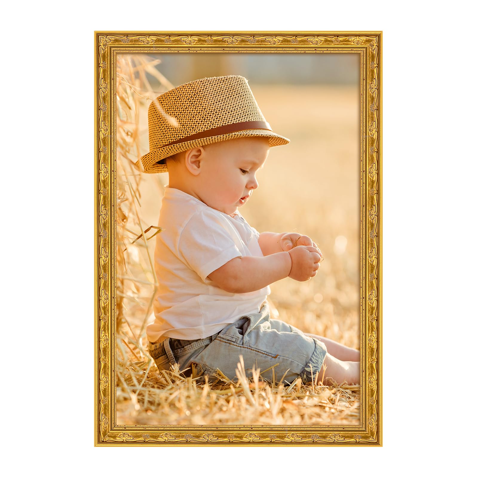 Photo 1 of MOUDAMION 20x30 Gold Wood Picture Frame