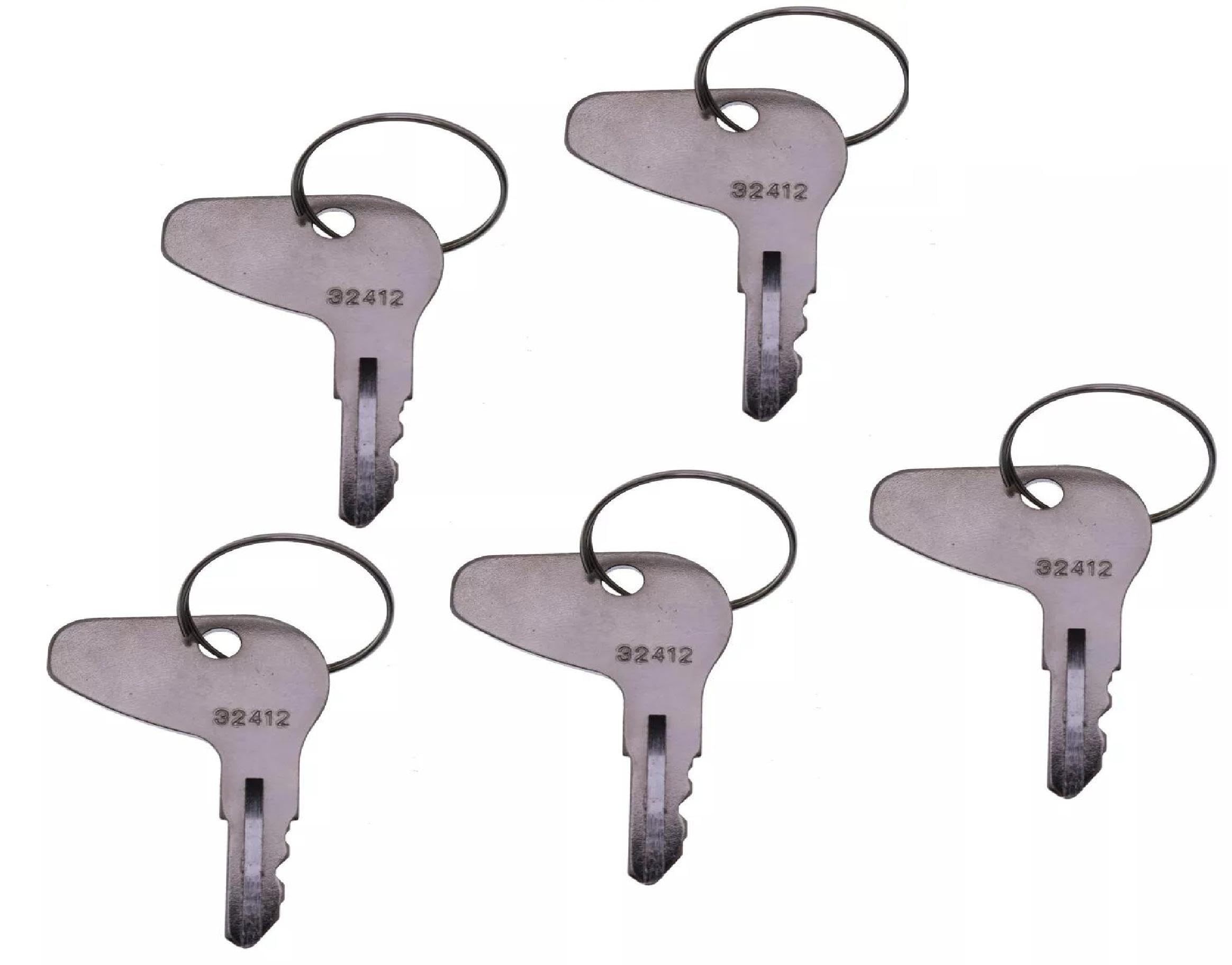 ACTIVLIFE for 5pcs Ignition Key for Kubota L1275 L2250 L2350 L2600 L2850 L2900 L3240 L4310