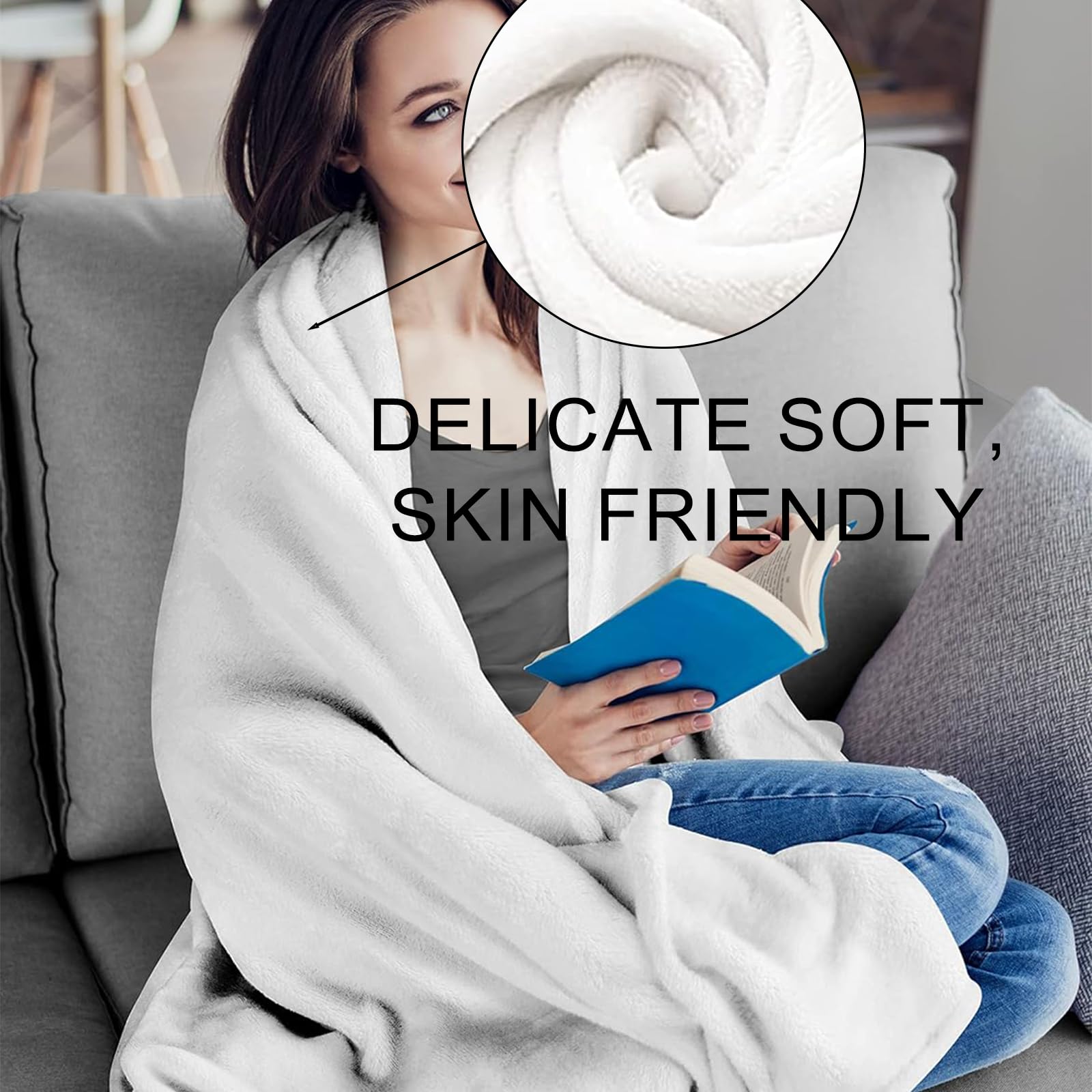 Homemissing Teschi Sherpa Coperta in pile con rose rosse e scheletro in peluche per divano letto, stile gotico spaventoso ossa, singolo 122 x 152 cm