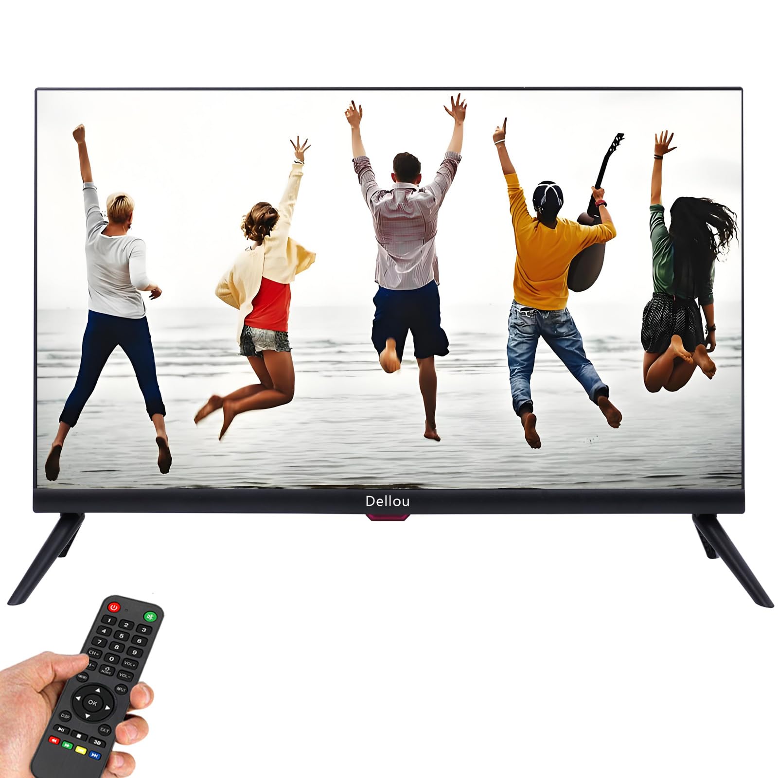 Elweyoo 27 inch CCTV Monitoring Display Screen, Security Camera Monitor, Multifunctional Interface HDMI, AV, BNC, VGA, USB, PC Input LCD Computer