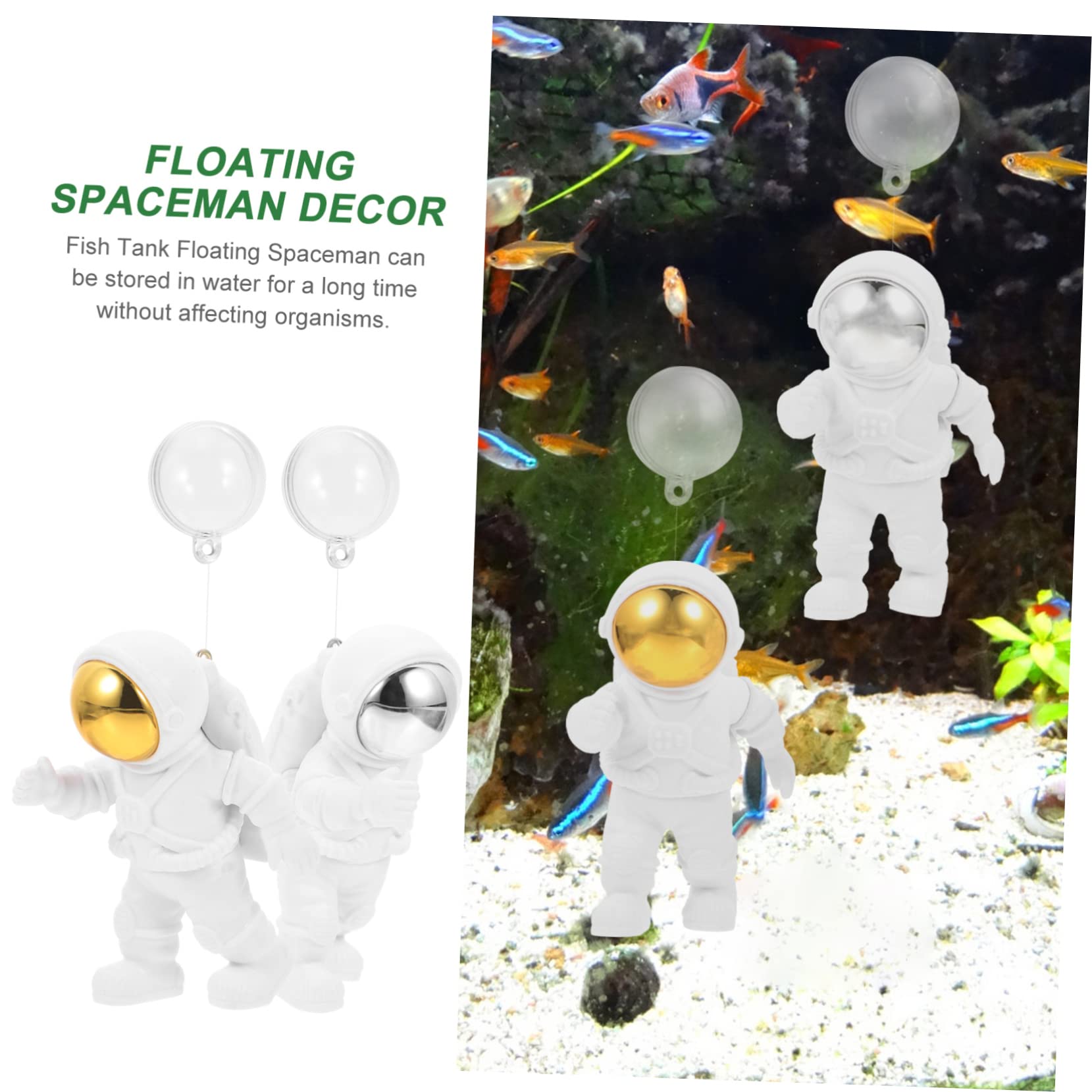 Happyyami Ornements D'Aménagement Paysager D'Aquarium en PVC 6 Pièces Artisanat De Bureau