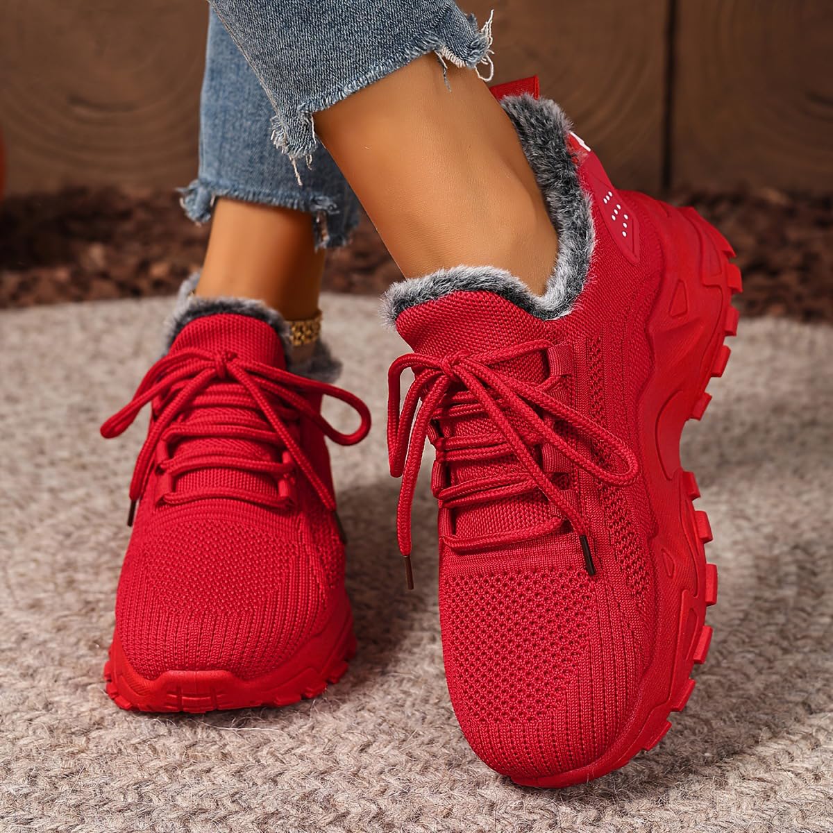 Chaussures chaudes, confortables et respirantes pour femme, et bottes de neige décontractées et respirantes pour l'intérieur et l'extérieur