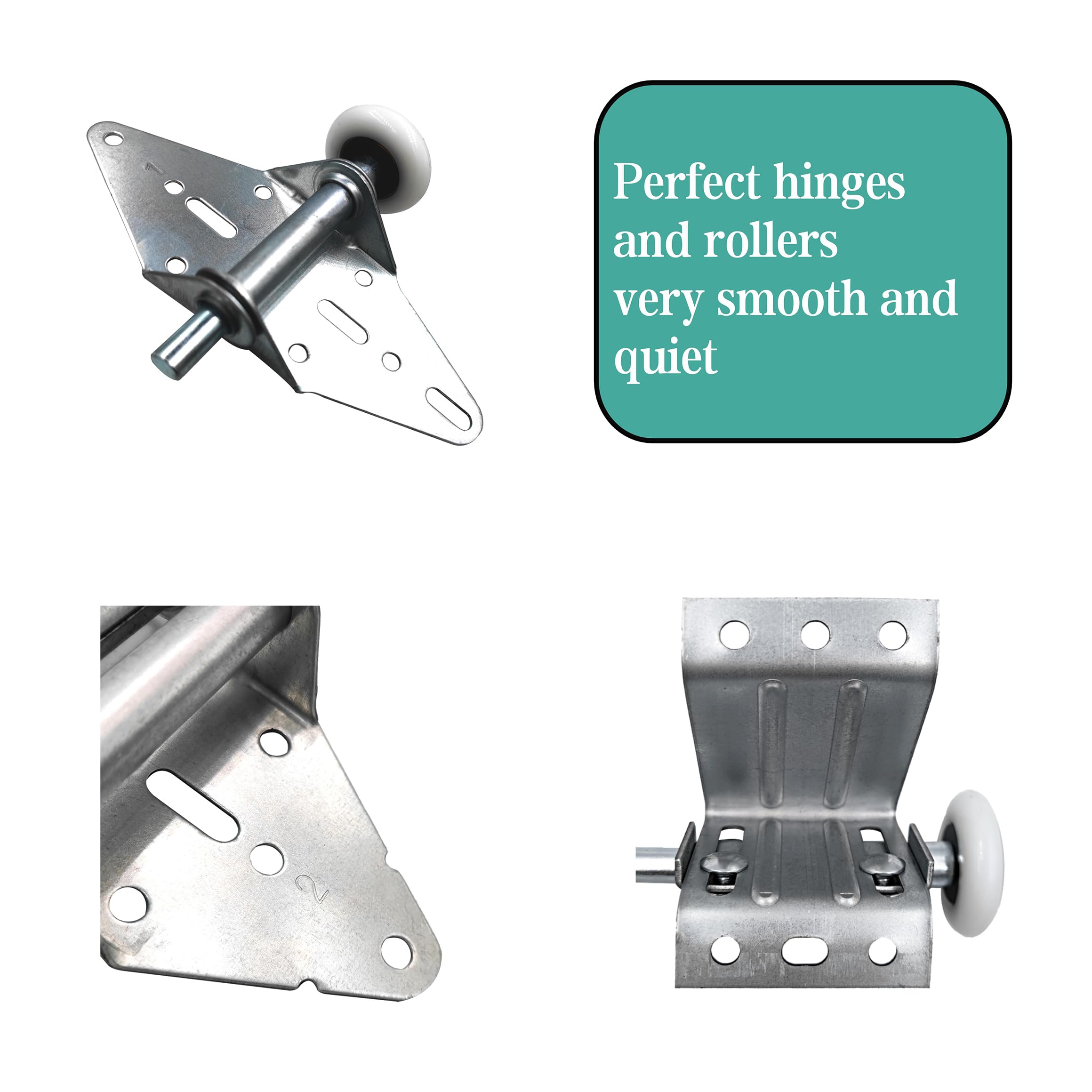 Zuiwan Garage Door Hinges And Rollers Tune Up kit,Garage