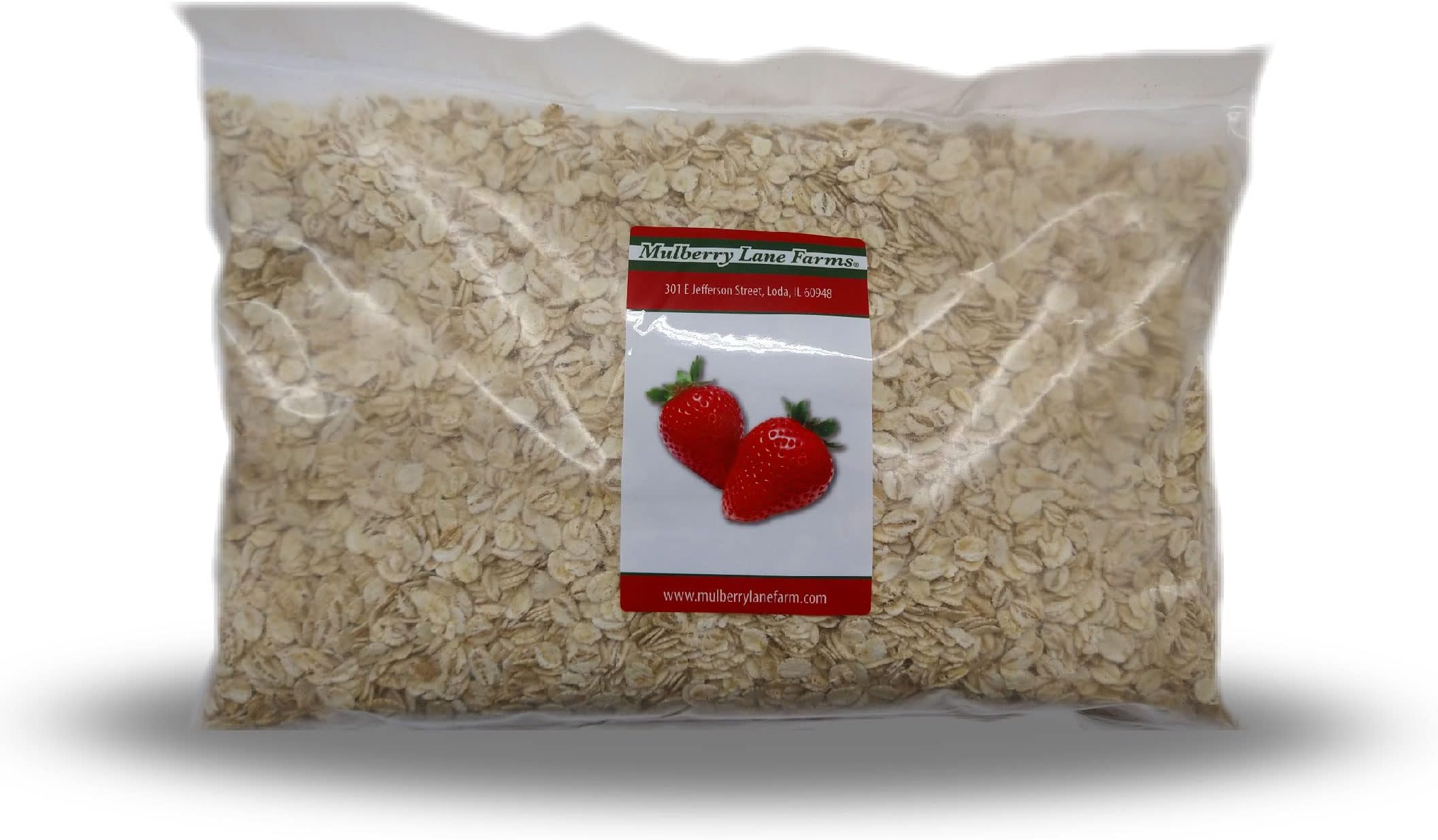 Rolled Barley Flakes 2 Pounds Non-GMO Bulk, Product of USA, Mulberry Lane Farms