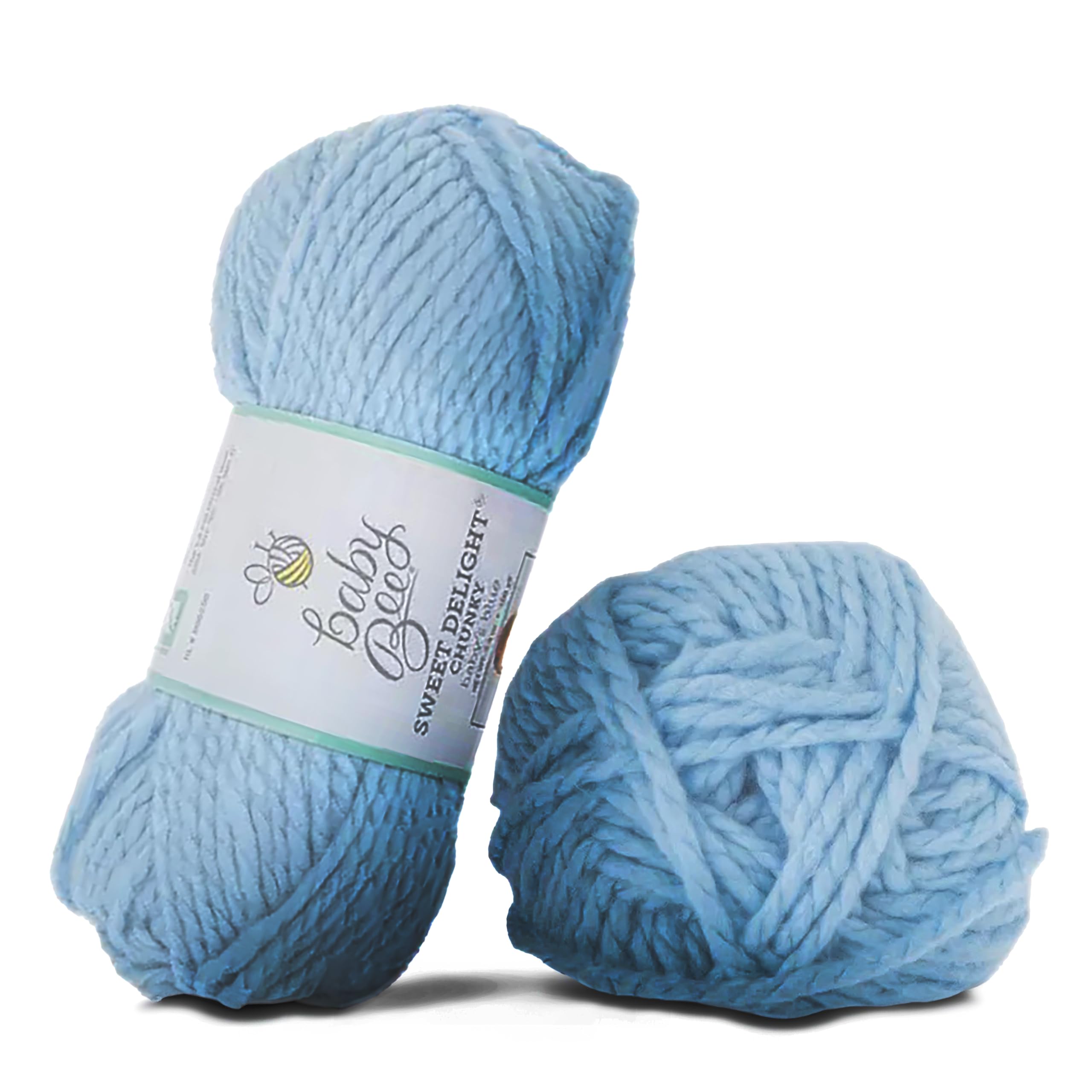 Amazon.com: Baby Bee 5 - Bulky Acrylic & Polyamide Yarn for