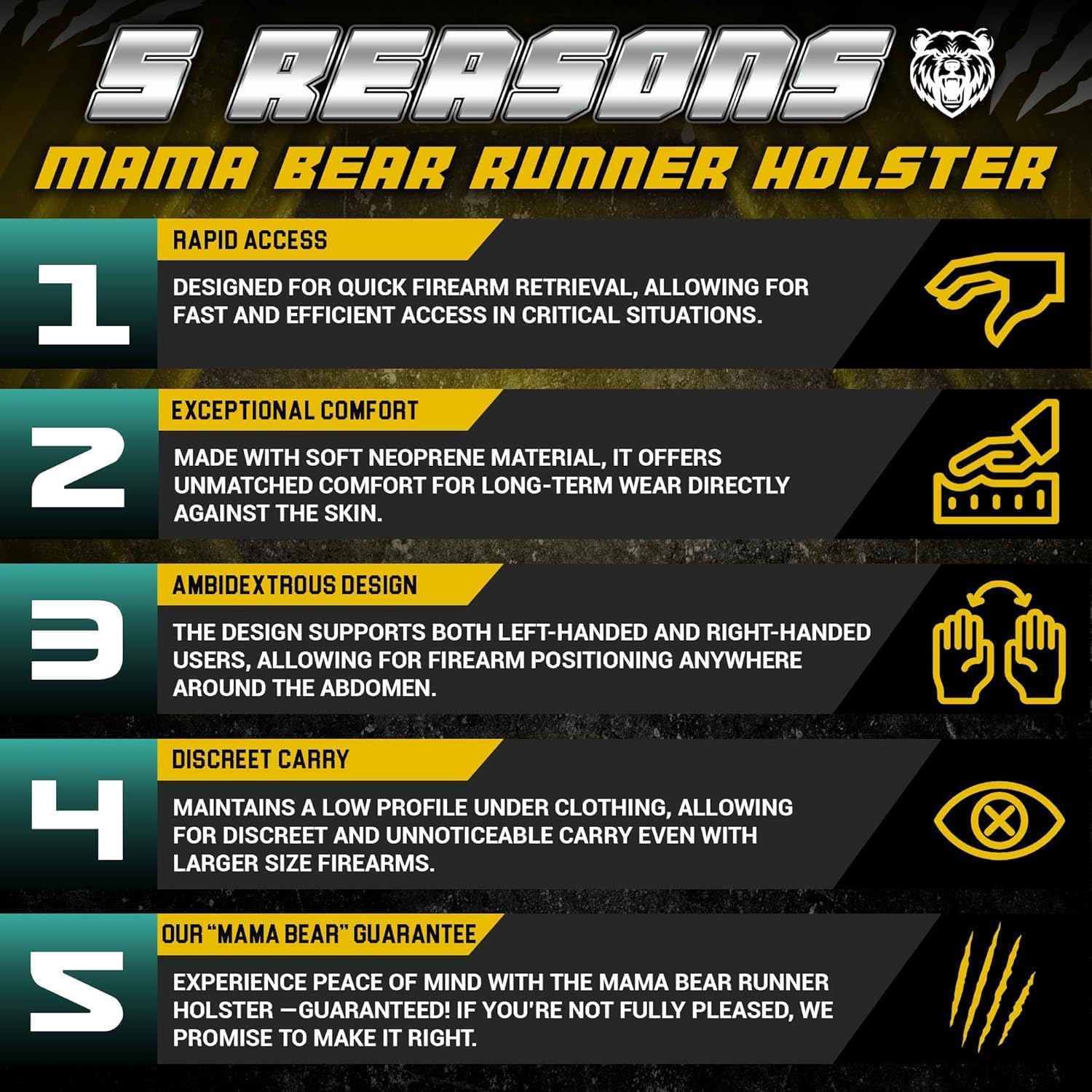 Belly Band Holster for Women with Mag Holder Included - Image 3