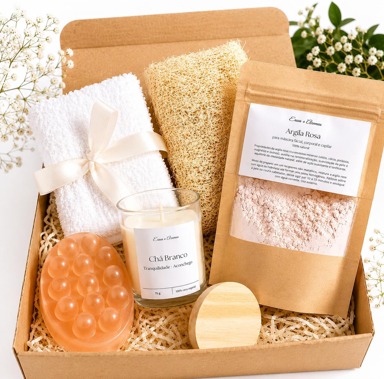 Kit Presente Spa Relaxante e Autocuidado – Presente Feminino