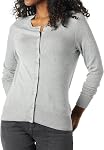 Cardigan pour femmes Léger Col rond Cardigan Classic Sweater Knit Outwear