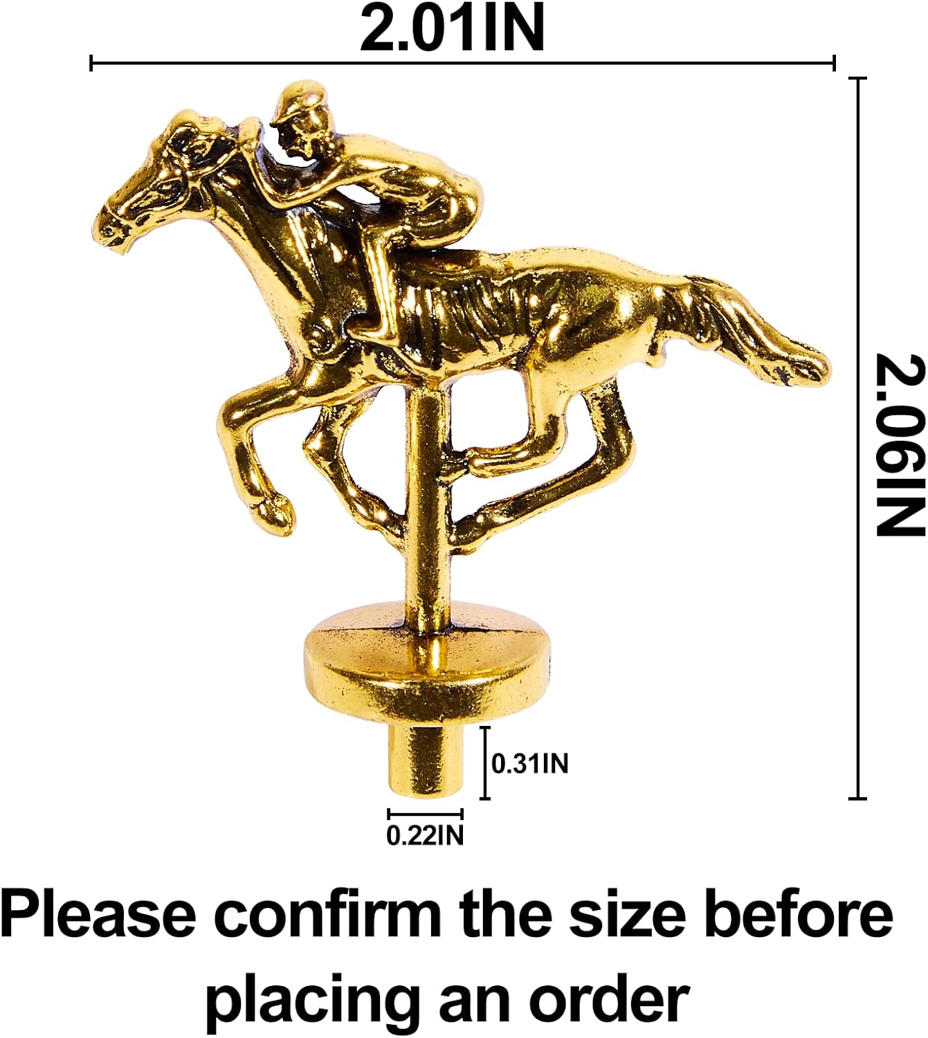 Jyquorp Metal Horse for Horse Racing Board Game，Gold×4, Rose Gold×4, Silver×3 Classic Style Collection Souvenirs (Gold×4+Rose Gold×4+Silver×3)…