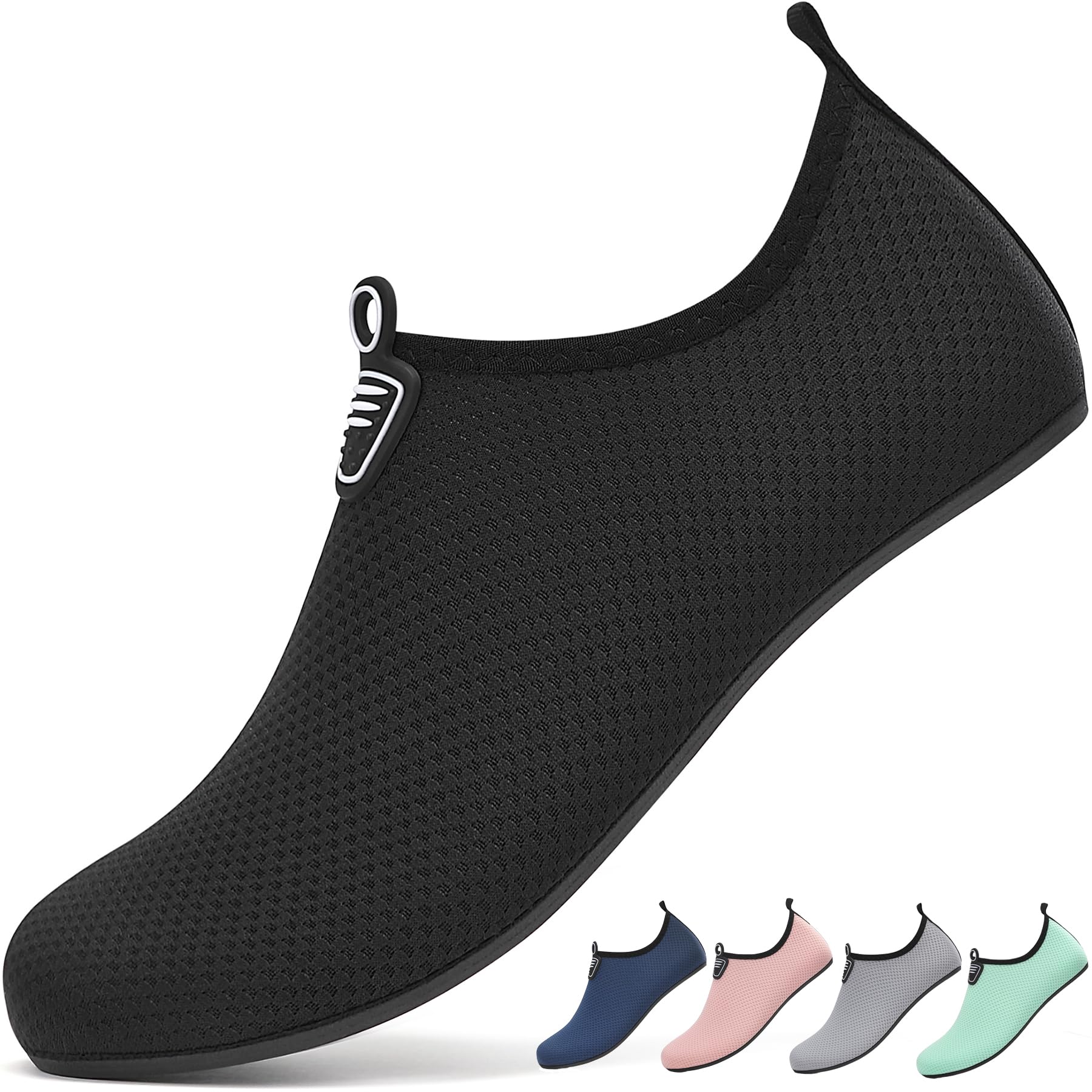 RUOMU Scarpe da Scoglio Donna Uomo da Immersione Scarpette da Surf Water Shoes Barefoot per Bagno Spiaggia Mare Snorkel Yoga, Gr.34-47