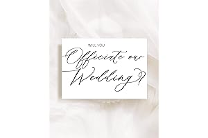Personalized Officiant Card