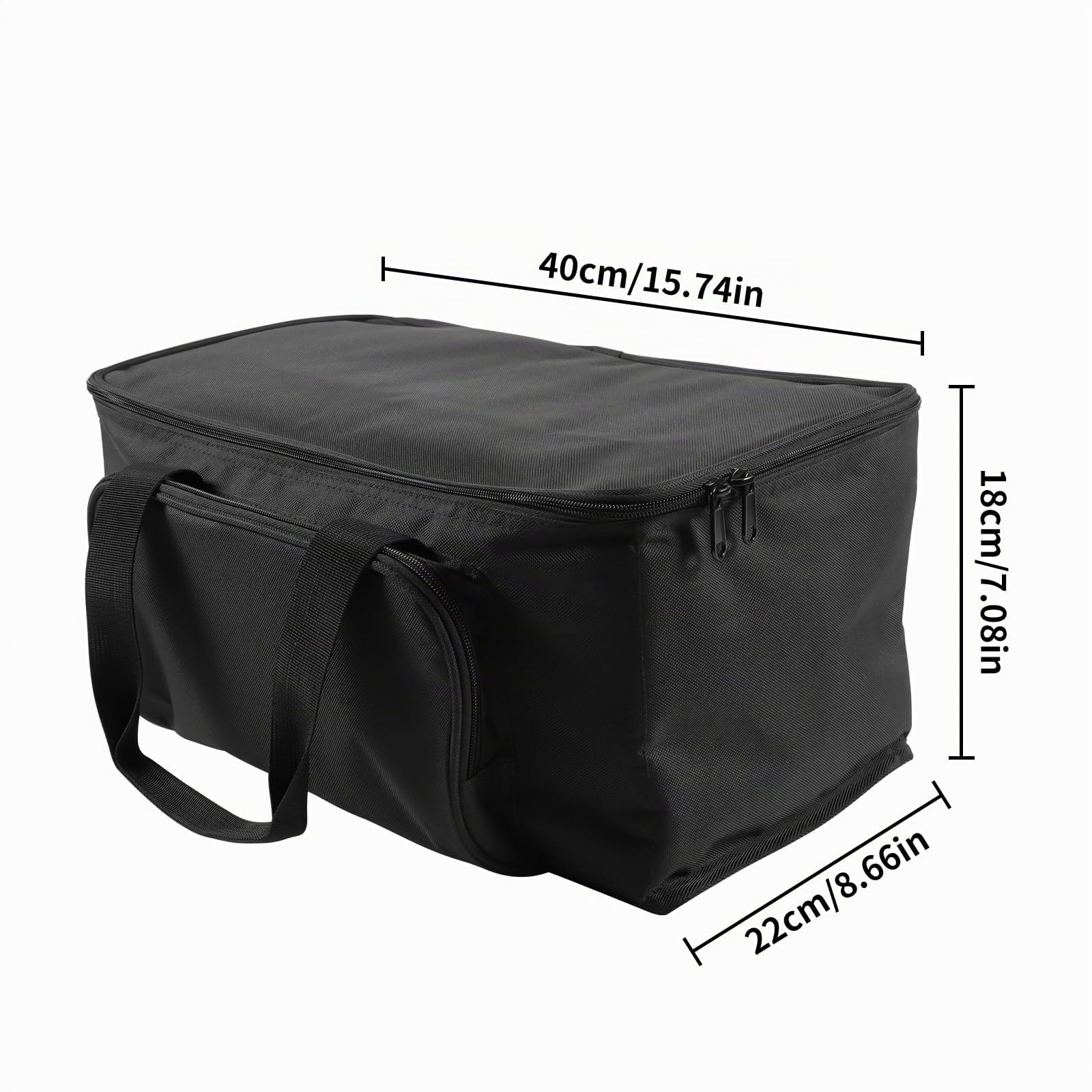 U`King Pak Bag Convient pour 4 lumières, Sac de Transport en PVC étanche avec 4 Compartiments, utilisé pour Ranger et Transporter des LED par, 40 x 20 x 23,5 cm