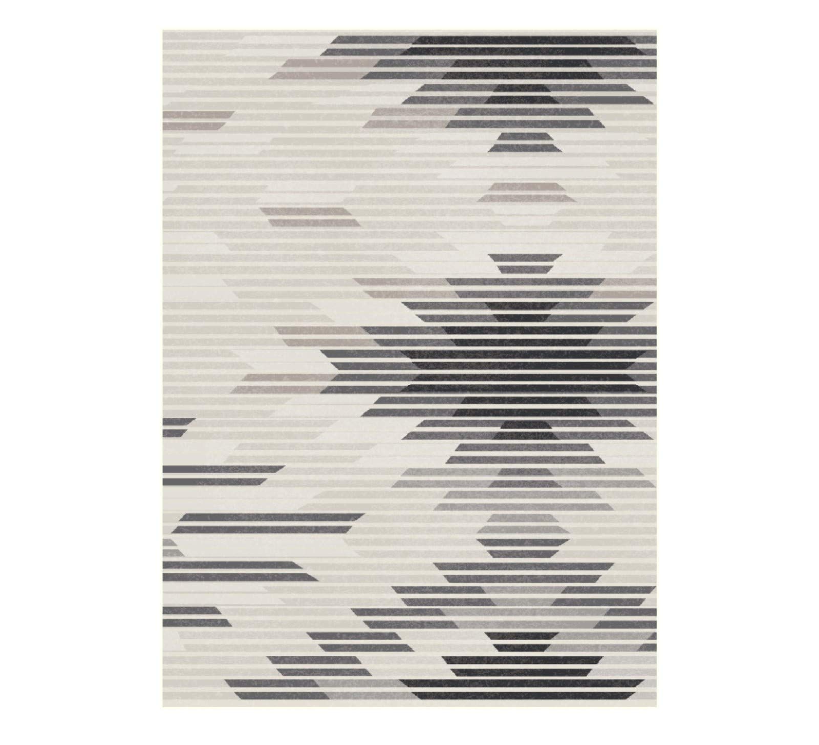 Tapis de table basse 140x200cm moderne motif géométrique D
