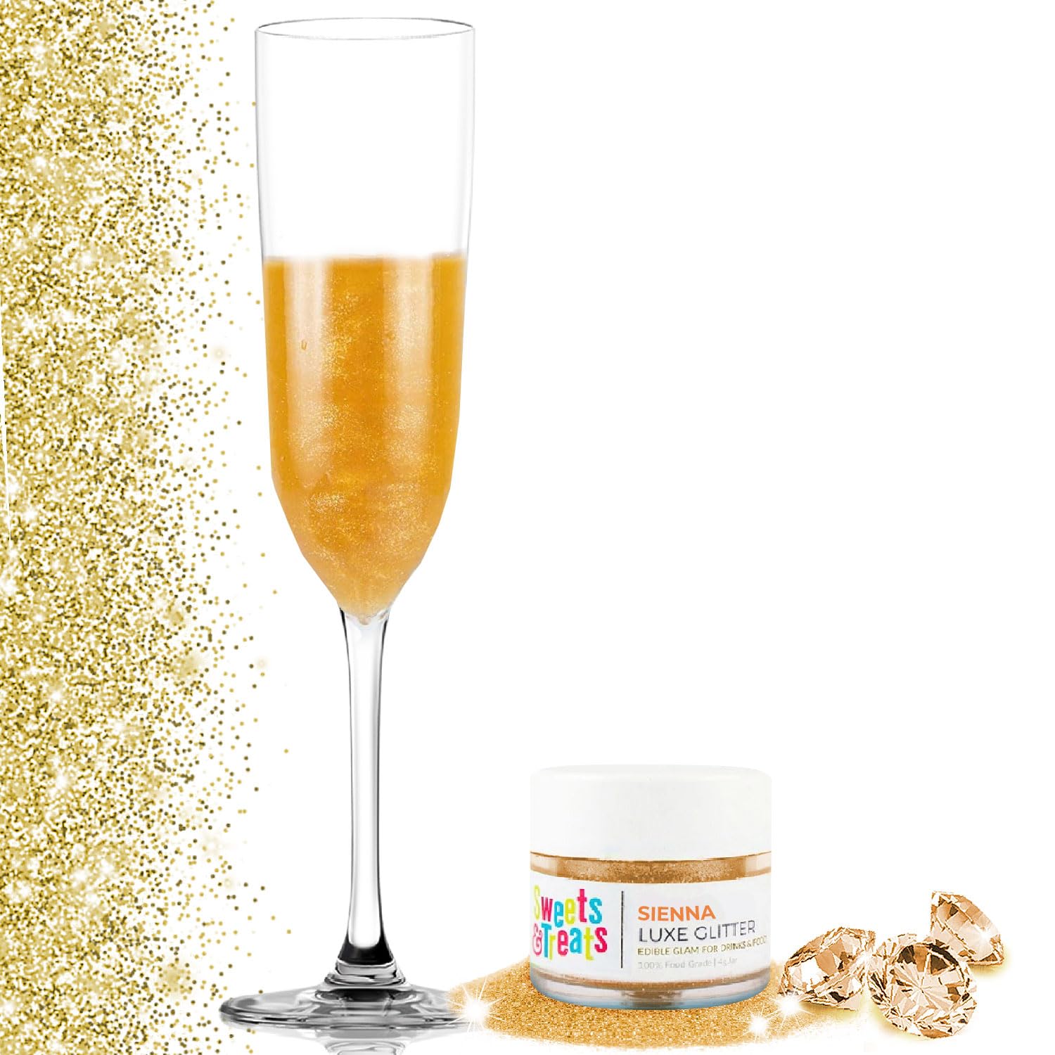 Edible Glitter for Drinks, Edible Glitter for Cakes, Drink Glitter, Brew Glitter, Bronze Edible Glitter Cake Decorations Edible Bronze Glitter, Edible Glitter for Strawberries, Cocktail Glitter