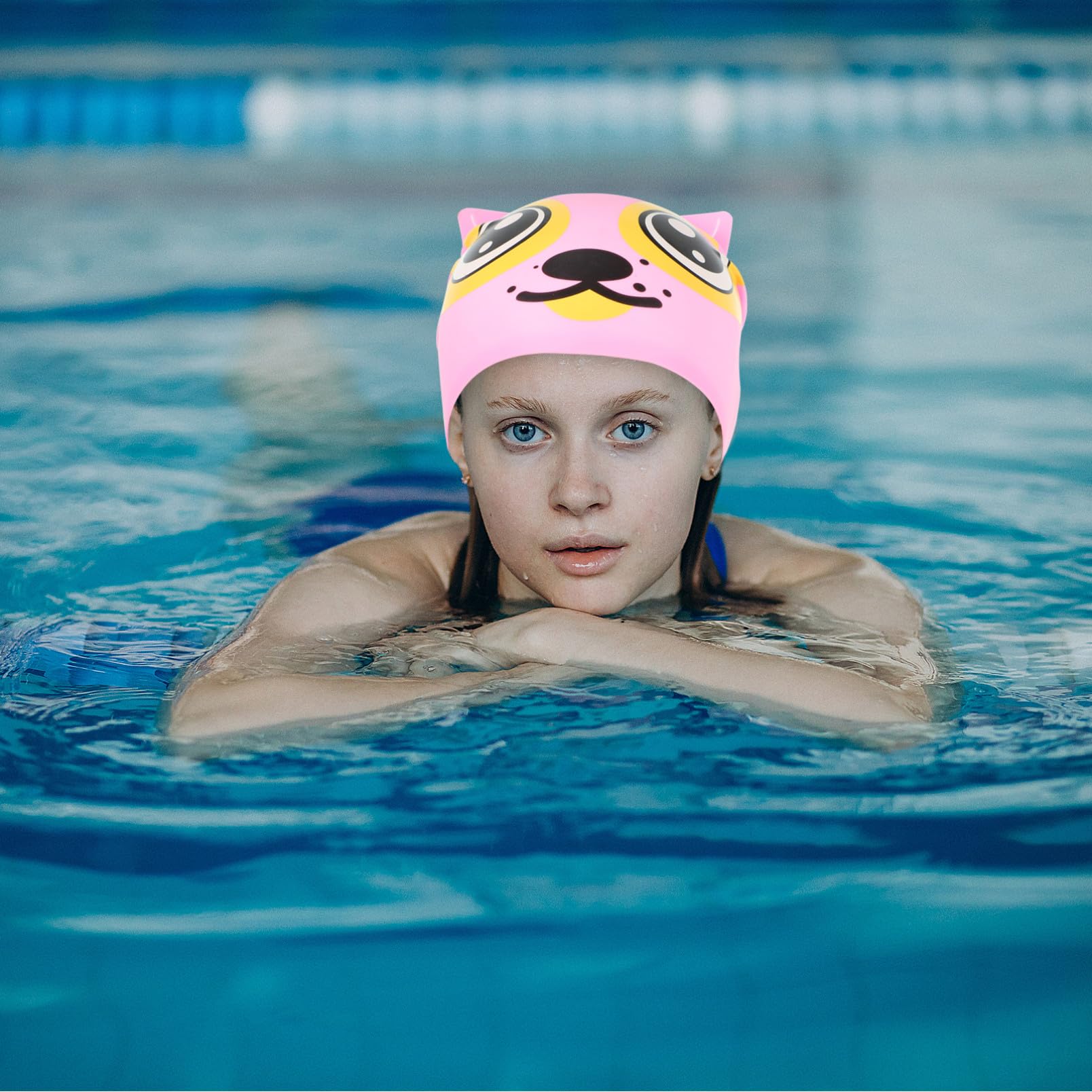 Kisangel Cuffie Per Silicone Forma Cappello Per Piscina E Doccia Leggere E 2