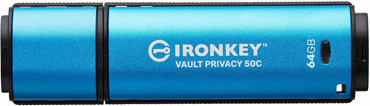 Kingston IronKey Vault Privacy 50 USB-C 64GB Flash Drive