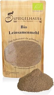 Bäckerei Spiegelhauer Bio Leinsamenmehl teilentölt 1 kg glutenfrei Leinmehl vegan low Carb