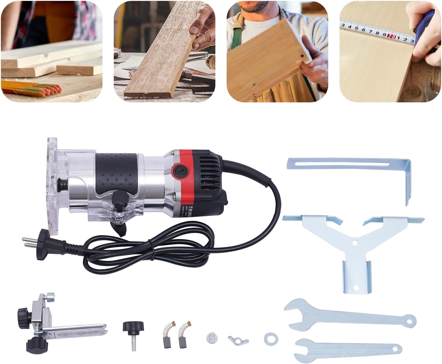 Elektrische Oberfräse Einhandfräse Trimmer Holz Router Handfräse Fräsmaschine DE Elektrische Oberfräse Einhandfräse Trimmer Holz Router Handfräse Fräsmaschine DE