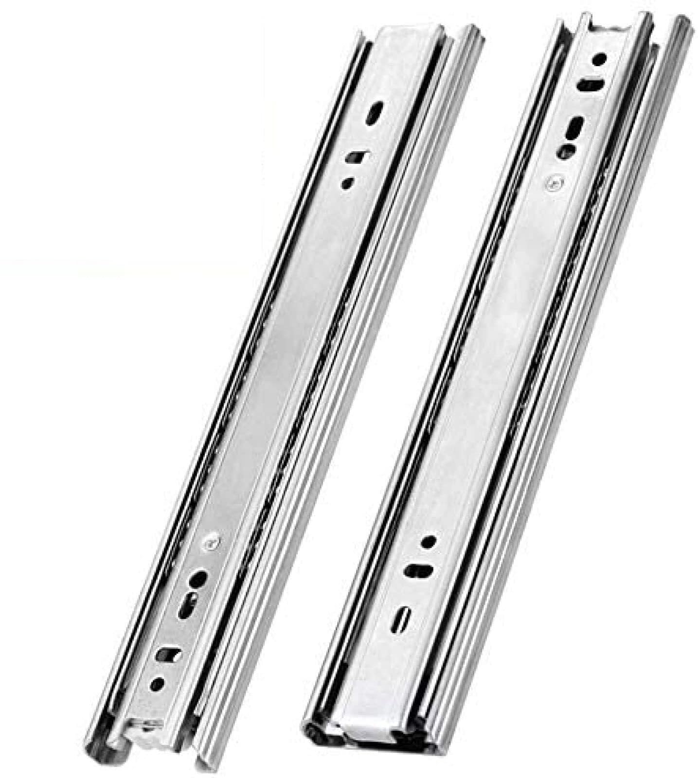 ERERE Full Extension Soft Close Drawer Slides, Push-to-Open Drawer Runner, Ball Bearing Side Mount Rails with Three-Section Thickening Design(28in(700mm))