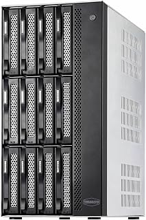 TERRAMASTER T12-500 Pro NAS Storage - 12Bay Core i7 1255U 10-Cores 12-Threads CPU, 16GB DDR5 RAM, Dual 10GbE Ports, Network Attached Storage Peak Performance for Business (Diskless)